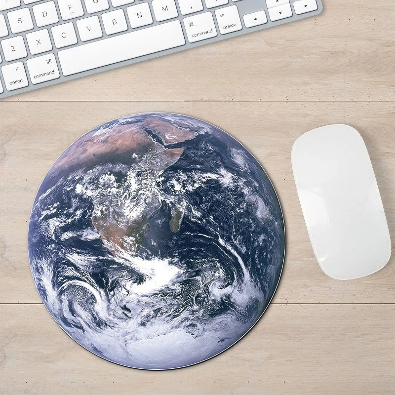 

Planet Series Round Mouse Pad Small Cartoon Creative Computer Laptop Office Anti-Slip Wear-resistant Table Pads Washable