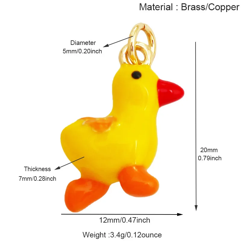Trendy Natural Pearl Drop Charms with Whistle Candy Penguin Flamingo Charm Pendant,DIY Necklace Jewelry Bracelet Supplies T21