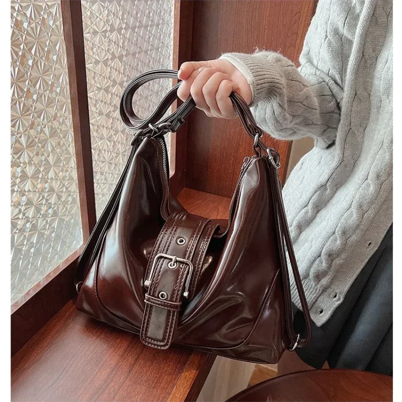 New Fashion Leisure Multi-functional Bag Korean Version Ins Trend All-in-one Shoulder Bag Autumn Winter High-grade Sense Package