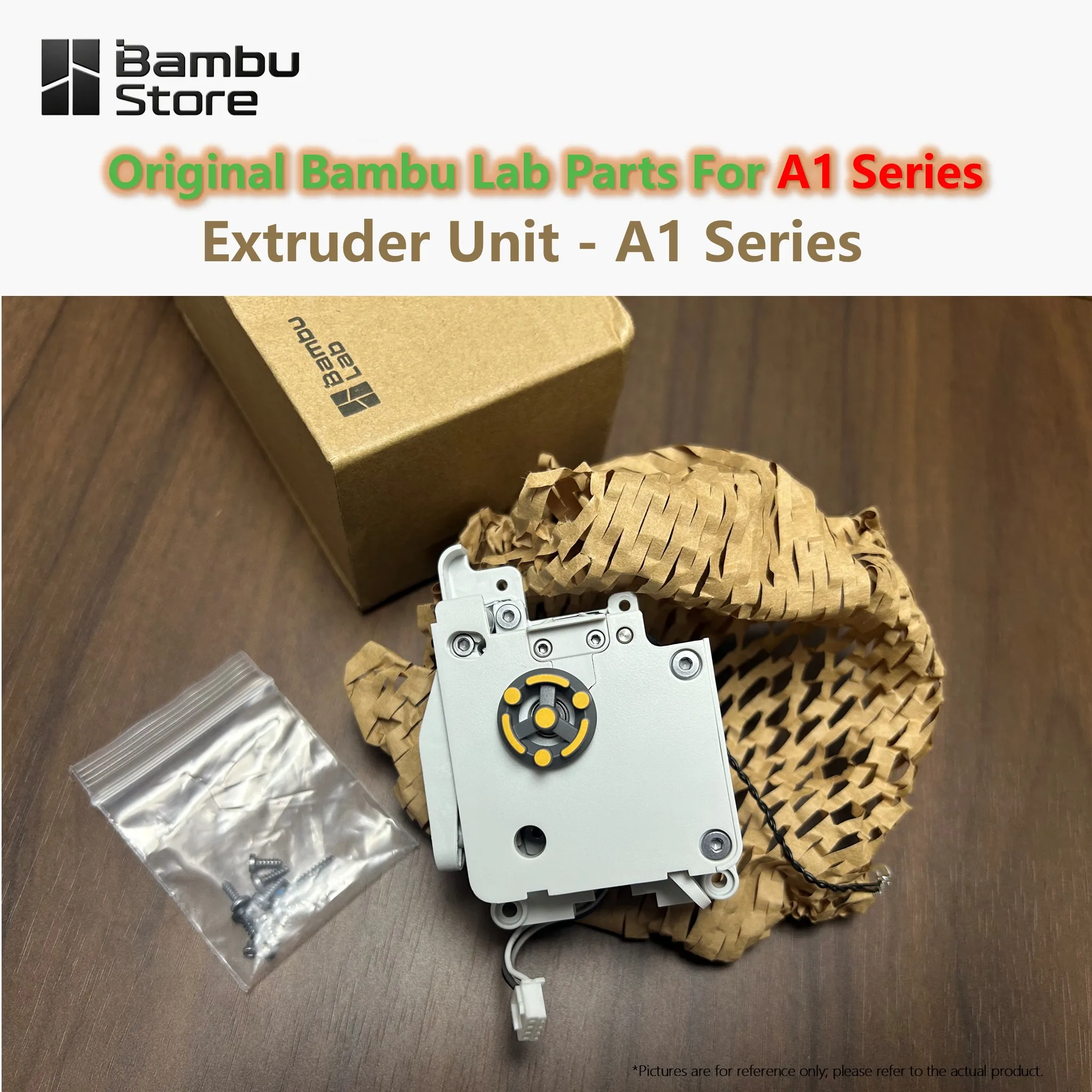 Original Bambu Lab Extruder Unit for A1 Series, for Carbon Fiber & Glass Fiber Nylon, with Cutter & Motor, 3D Printer Part