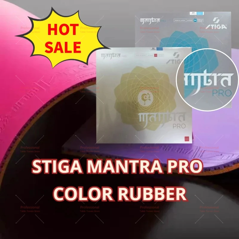 

STIGA Bue Rubber MANTRA PRO M/H Color Table Tennis Attack Rubber Ball Mat Japan Original STIGA Table Tennis Sponge High Quality
