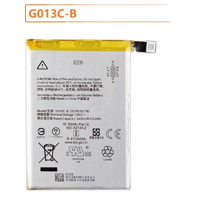 

New Phone Battery G013C-B For Google Pixel3/ 3XL G013A-B