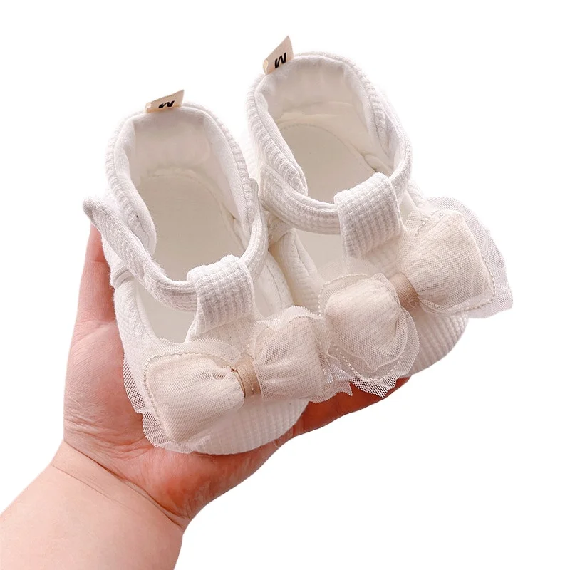 Baby Shoe Antiskid Girls Shoe 2024 Spring New Baby Walking Shoes Soft Sole Princess Shoes Breathable Casual Shoe Zapatos Niña