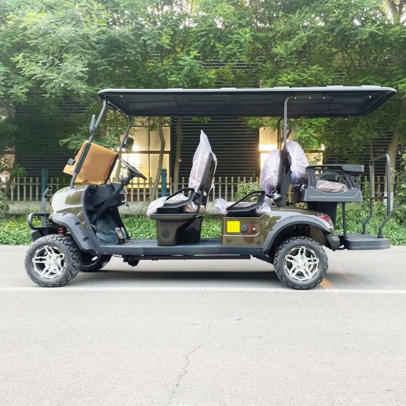 

2026 Latest Customized Off-Road Outdoor Hunting Car Legal Electric Golf Cart 12-Inch Off-Road Tires Aluminum Alloy Wheels