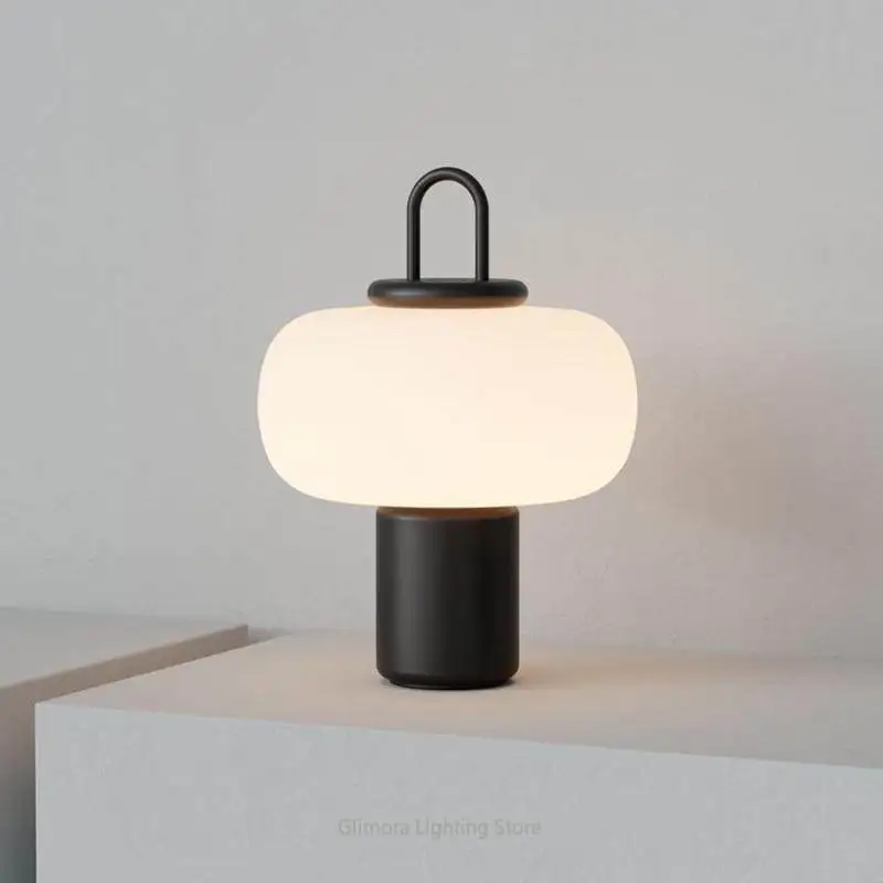 Light Luxury Italian Table Lamp, Modern Minimalist Designer Style, Glass & Metal, for Master Bedroom Study Bedside, Decor Light