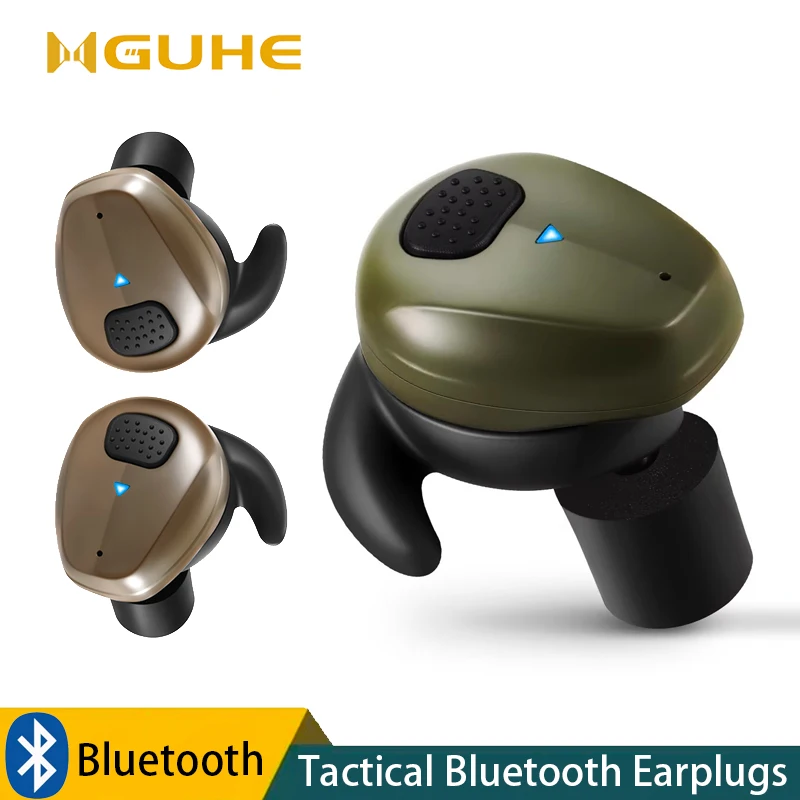 

Tactical Bluetooth Earplugs, Hunting Shooting Electronic Earplugs,Anti Noise Ear Plug Noise Canceling,Hearing Protection