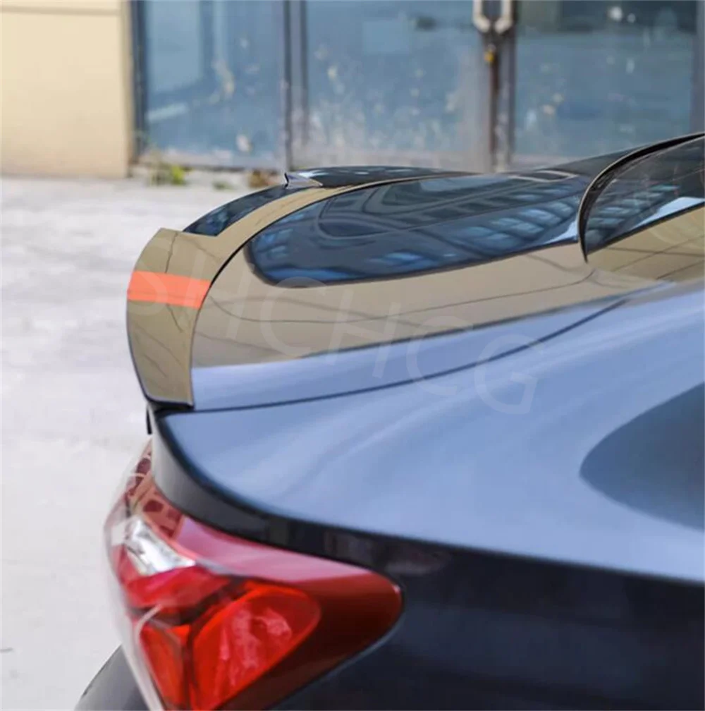 For Chevrolet Malibu XL Spoiler 2016-2022 Year Glossy Carbon Fiber Rear Wing M4 Style Accessories Car Refitt Spoiler