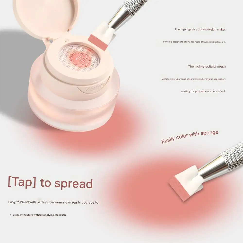 5 مللي وسادة سوداء متدرجة اللوحة هلام أسود أومبير الربت هلام البولندية UV/LED أحمر الخدود تزهر هالة مانيكير هلام أدوات طلاء الأظافر #5