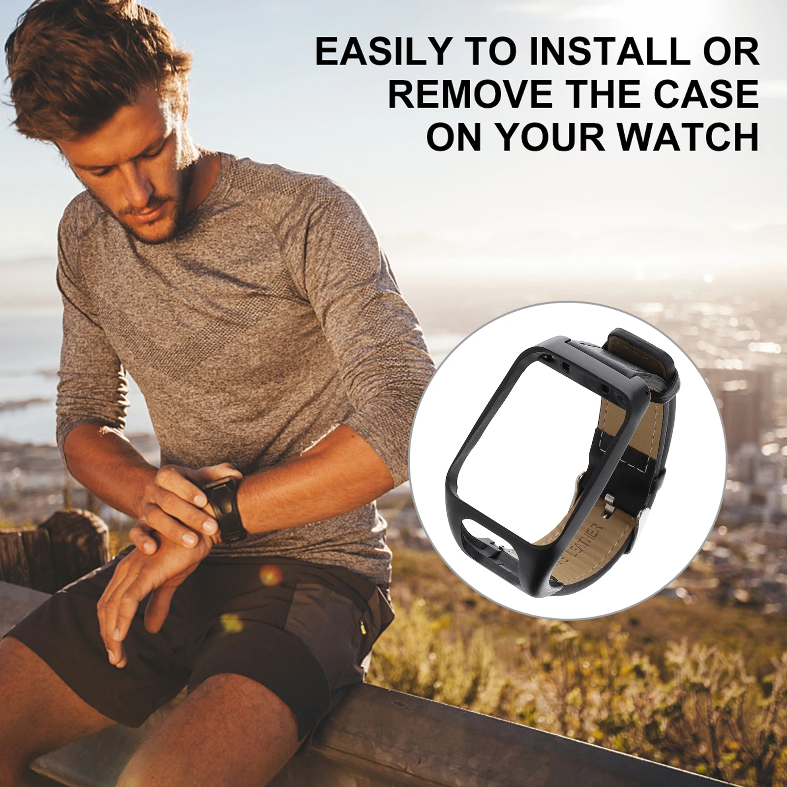 

Retro Watchb Compatible for Tomtom Runner 3 Adventurer Adjustable Size Fits Most Durable Strap Vintage Pattern