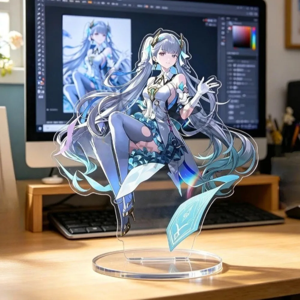 Wuthering Waves Tour Concert Series Acrylic Plaque Aemeath Jinhsi High Aesthetic Standing Sign Model Desktop Decoration Keychain