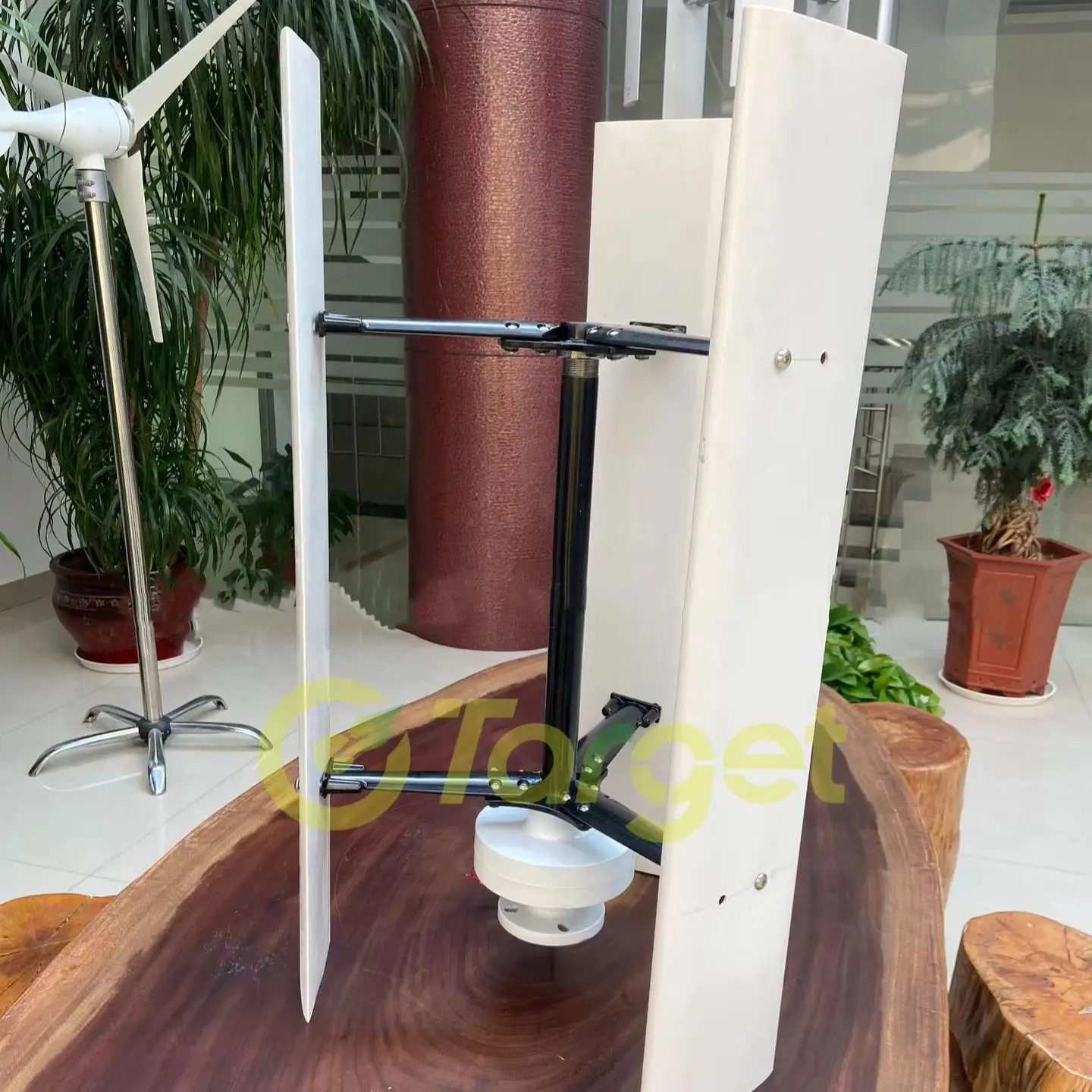 5000W 10000W 15000W Vertical Wind Turbine 12V 24V 48V Small Windmill Free Energy 220V Household Farm Sent To MPPT Controller
