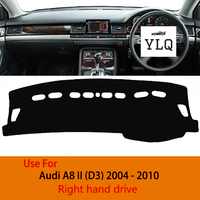 For Audi A8 II (D3) 2004 2005 2006 2007 2008-2010 RHD polyester Car Dashboard Cover Mat Avoid Light Pad Anti-UV Case Carpet