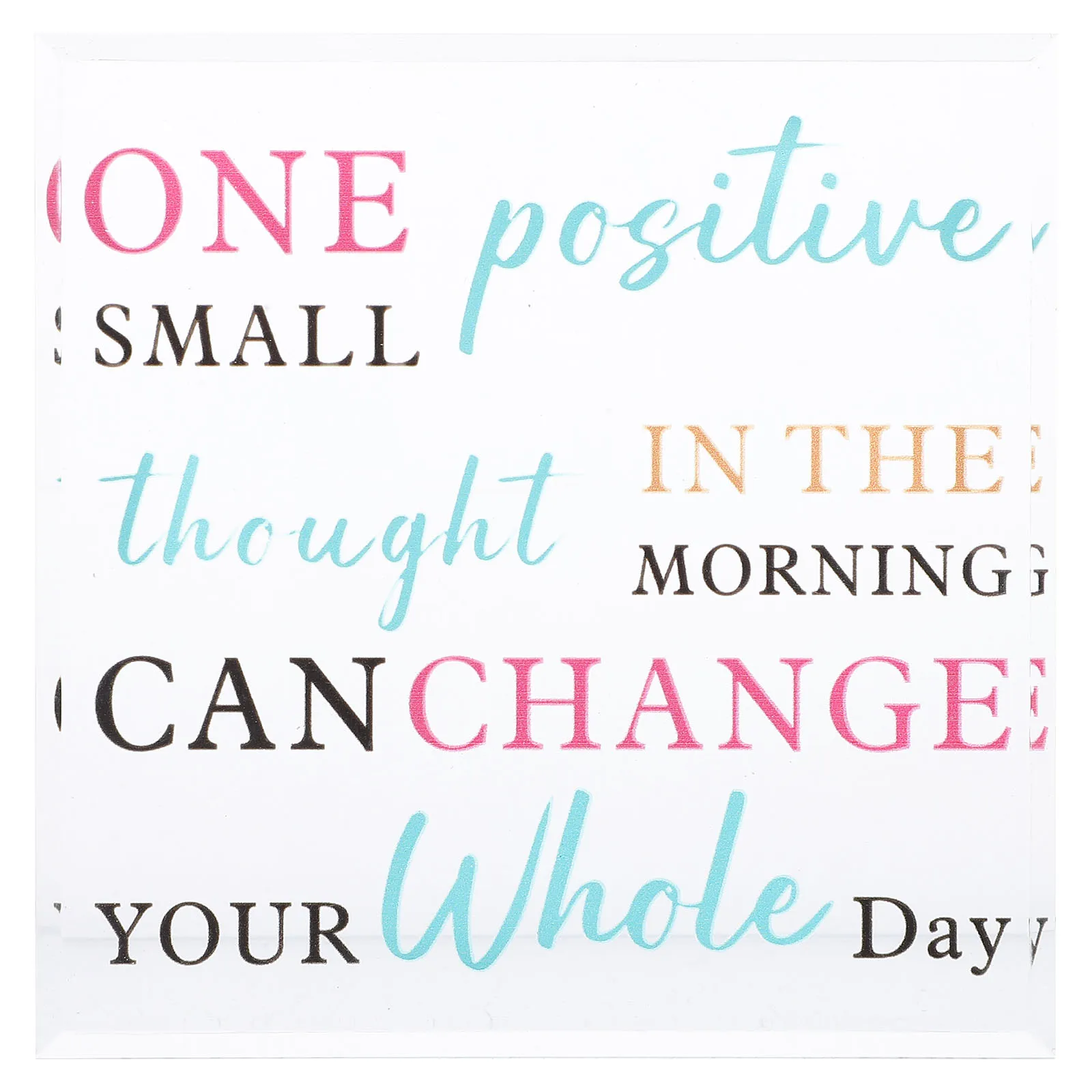 

Inspirational Placards Motivational Signs Desk Decorative Signage Office Acrylic Home