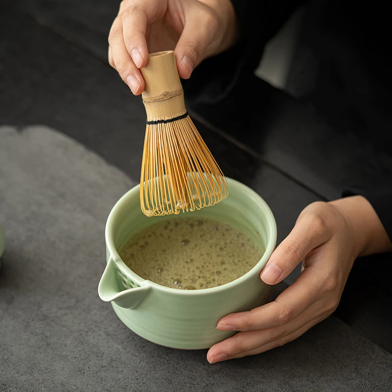 1PCS Japanese Ceremony Bamboo Matcha Practical  Whisk Coffee Green Tea Brush Chasen Tool Grinder Brushes Tea Accessories