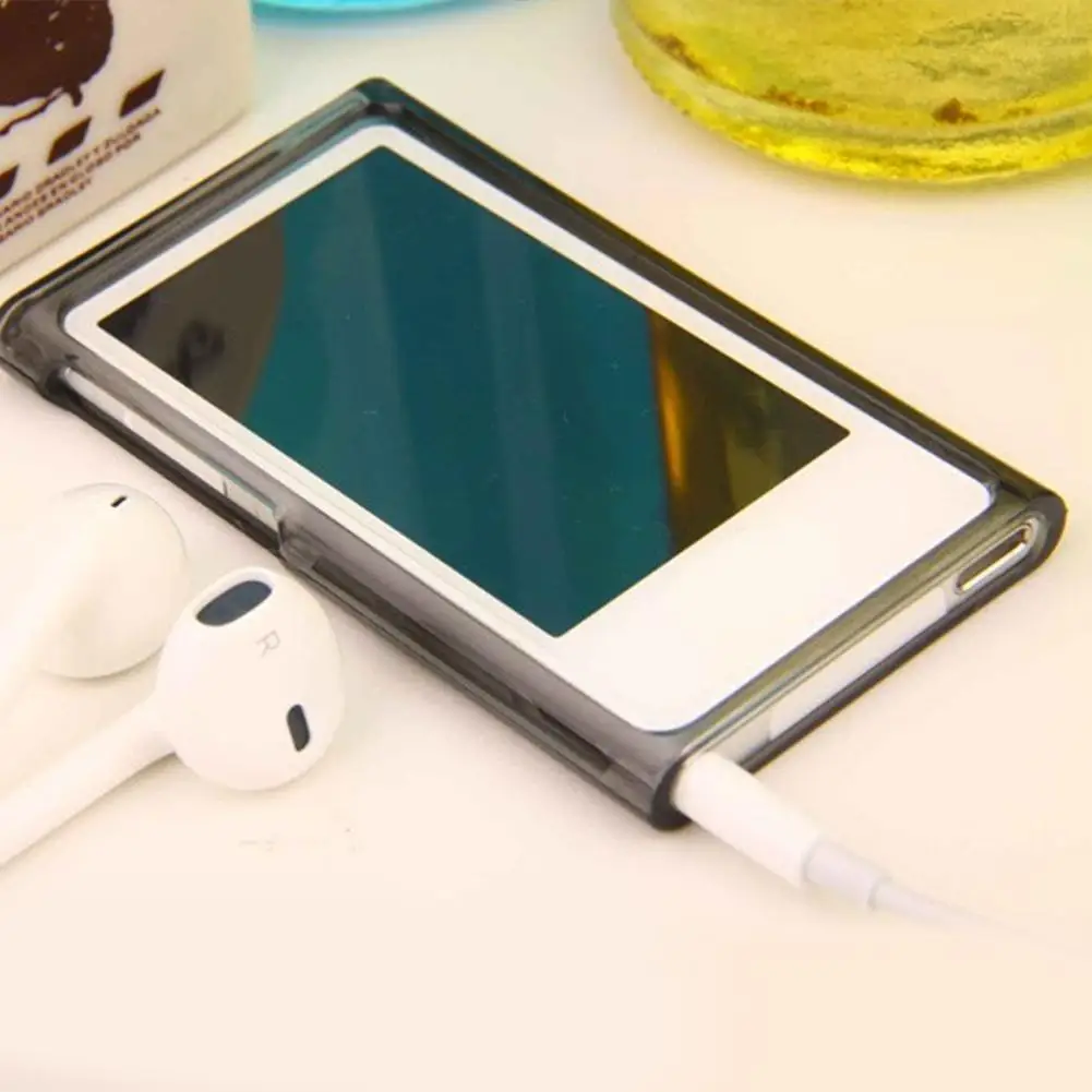 Suitable For Apple IPod Nano 7 Protective Case Nano 7 Solid Color PC Transparent Single Bottom Double-sided Hard Shell view 6