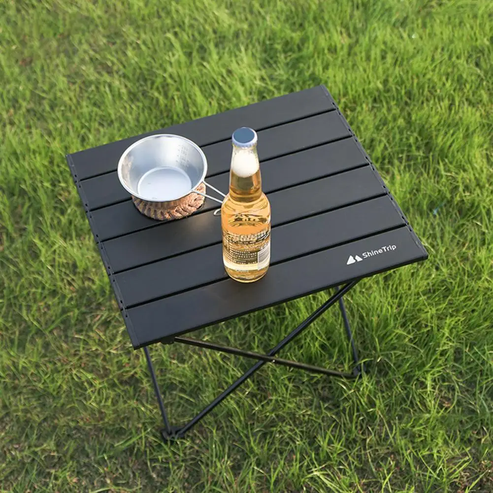 

ShineTrip Outdoor Folding Table Reusable Front Pocket Not Fall Off Storage Pouch BBQ Picnic Desk Waterproof Folding Desk