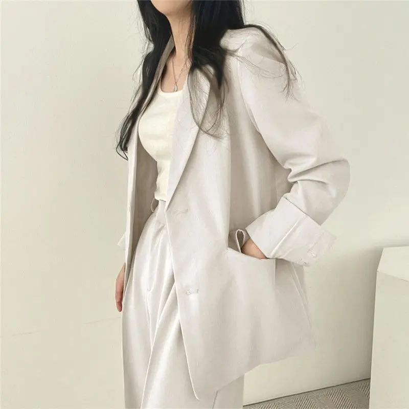 Suit Retro Slim Celebrity Fashion 2022 Spring and Autumn Women\'s Suit Korean Fashion Design Sense Commuter New Style