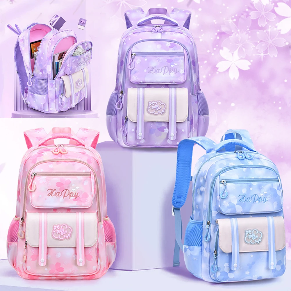 Colorful School Bag For Child Waterproof Cartoon Primary Backpack For School