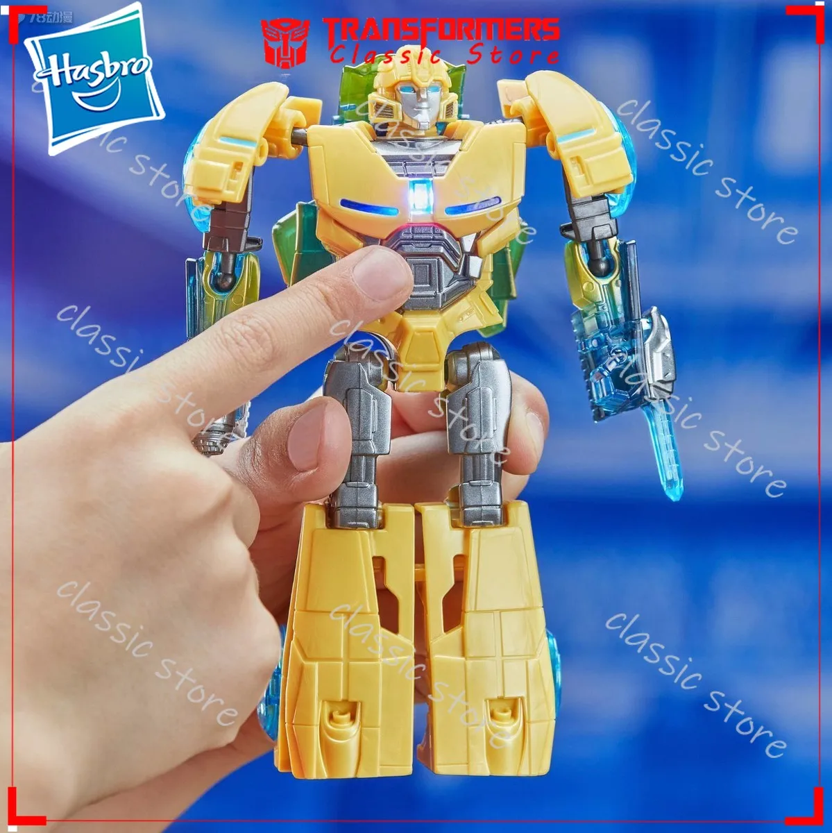 Disponibile Classico Hasbro Transformers Toys One Origin Movie Energon Glow Bumblebee Action Figures Regali da collezione