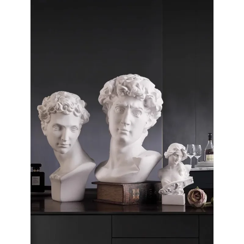European Apollo statue ornament plaster statue home decoration soft decoration office desktop clothing store props