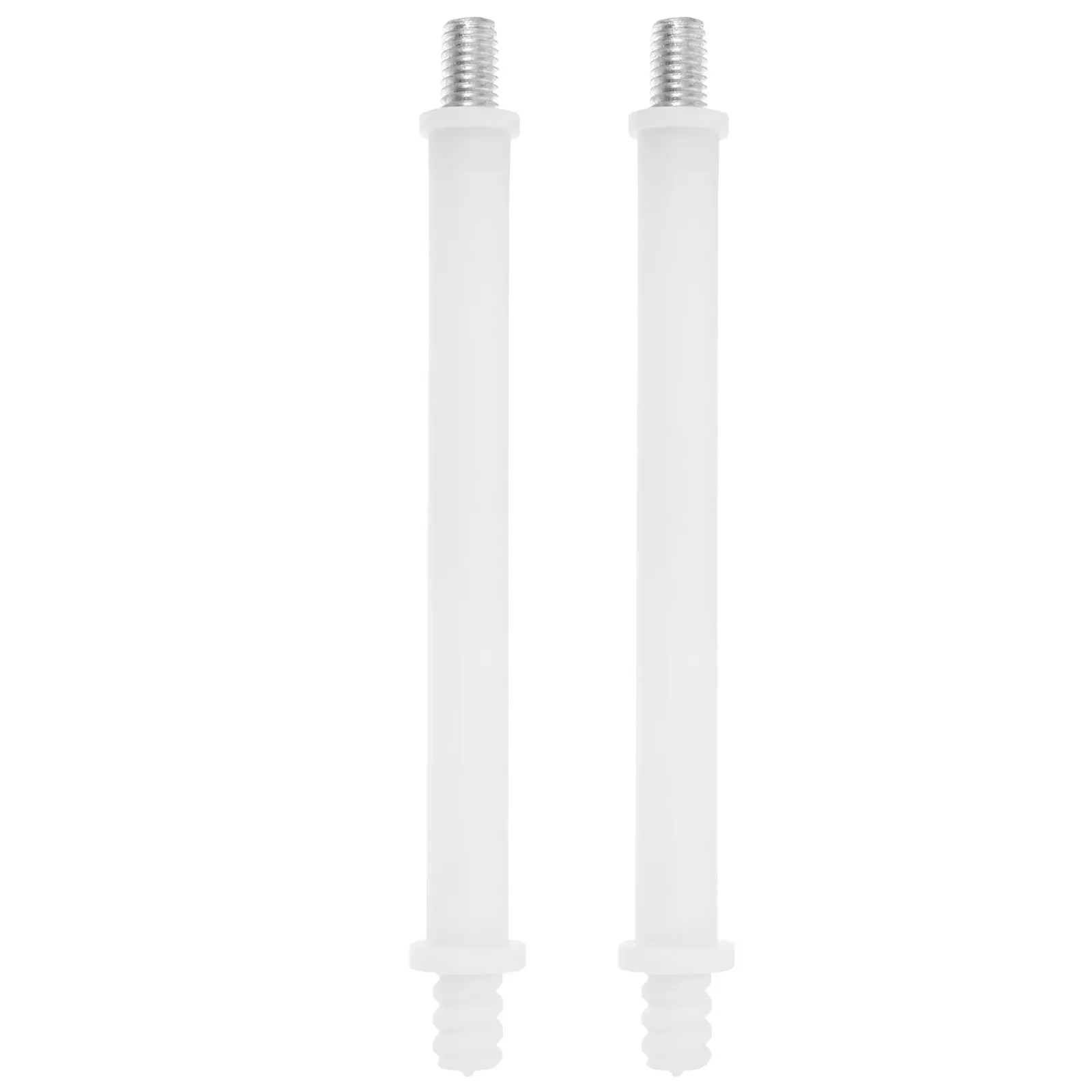 

2 шт. сменных ручек для туалетной щетки с резьбой, прочные, легко устанавливаемые, аксессуары для ванной комнаты