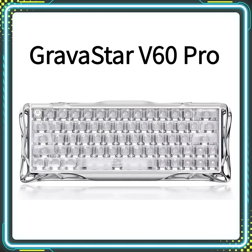 GravaStar V60 Pro Magnetic Switch Gaming Keyboard All-aluminum Low Delay Custom Wired Mechanical Keyboard PC Accessories Gifts