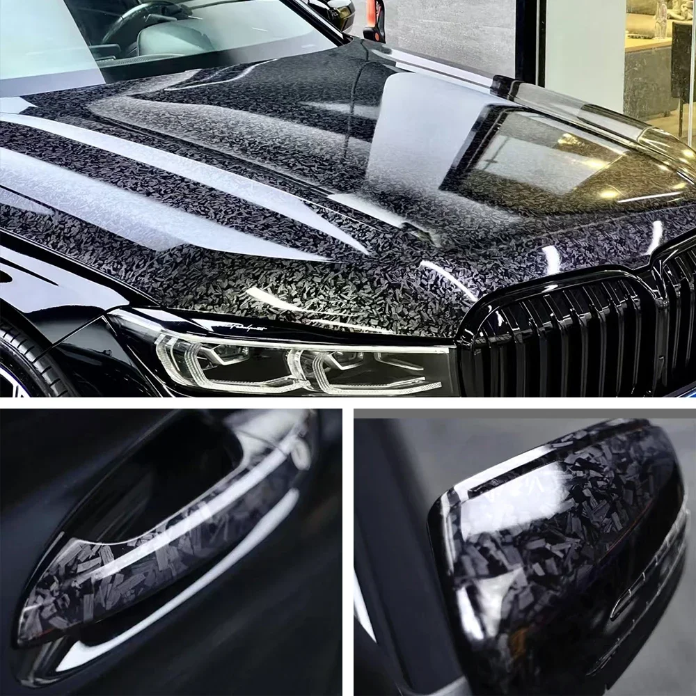 عالية الجودة ألياف الكربون الفينيل فيلم الذاتي لاصق السيارات ضبط الفينيل جسم السيارة فيلم دراجة نارية ملصقات سيارة التفاف احباط الفيلم #5