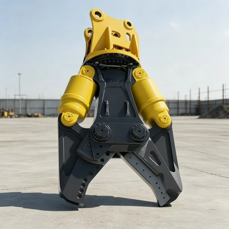 Hydraulic Shear Excavator Double Cylinder Scrap Metal Shearing Attachment Building Demolition Steel Structure Cutting Custom