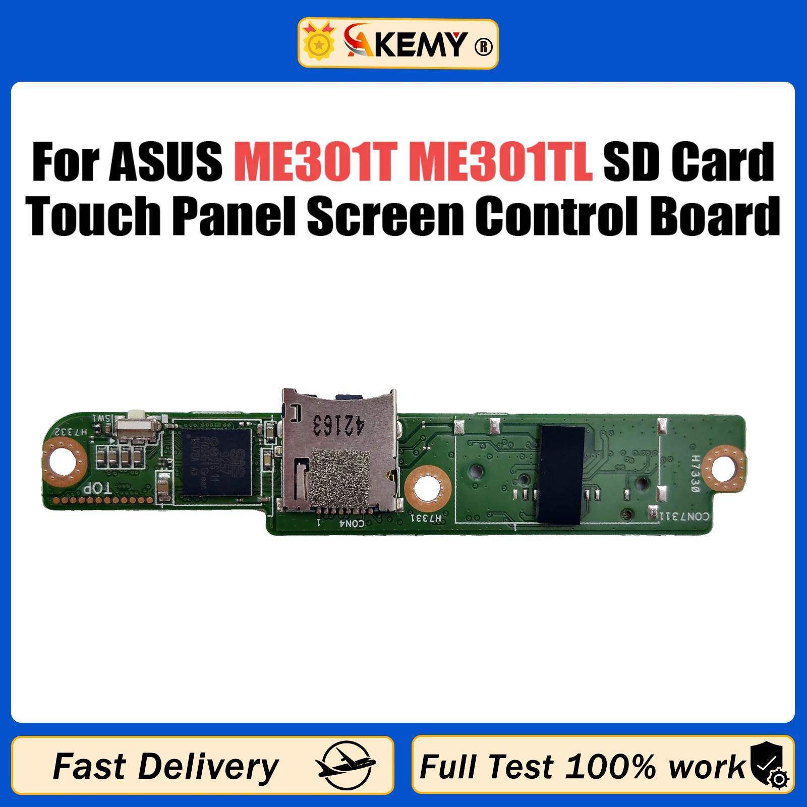 

For ASUS ME301T ME301TL K001 Micro SD Card Touch Panel Screen Control Board ME301TL_IO_SIS Tests OK Fast Ship