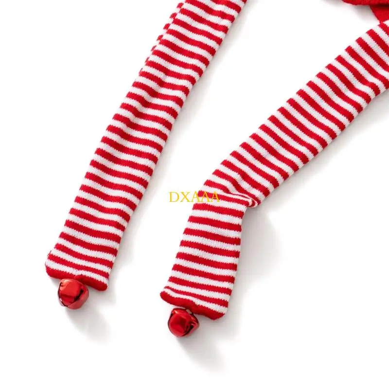 DXAA Playfulness Elf Legs Knitted Hats Cold Weather Holiday Travel Accessory Hats