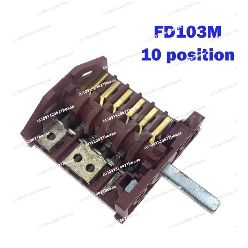 Suitable for   D103M AC 250V 16A Oven Spare Parts Function Rotary Selector Switch