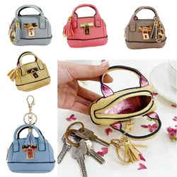 Wallet Clutch Zipper Coin Purse Wallet KeyChain Multifunction PU Leather Key Bag Gift Credit Card Case Portable Storage Pouch