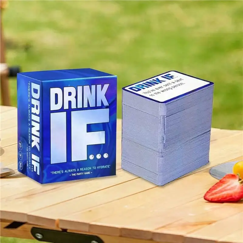 Drink IF... Hilarious Adult Drinking Game Card For Spicy Situations Dares & Risky Questions Games Nights Outdoor Gadgets