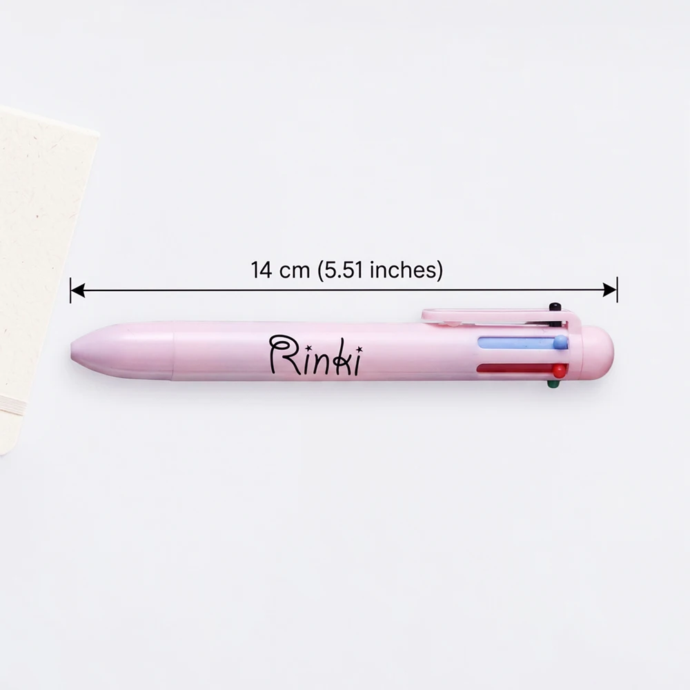 Personalized Custom 6‑In‑1 Ballpoint Pen,Custom Name Multicolor Writing Pen,Novelty Stationery Gift,Note‑taking,Diary Journaling