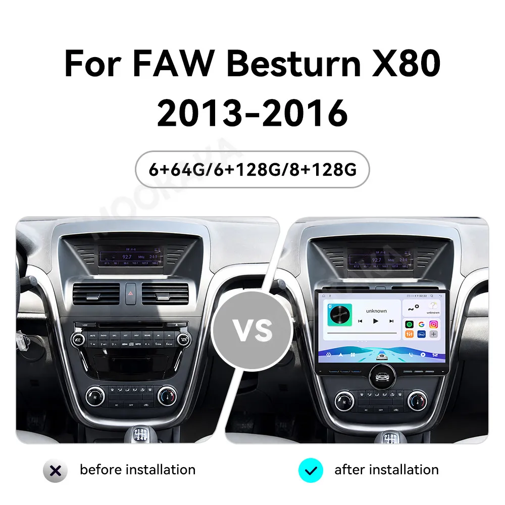 11.5 Inch Screen Car Radio For FAW Besturn X80 2013-2016 Android GPS Navigation Multimedia Video Stereo Receiver Head Unit
