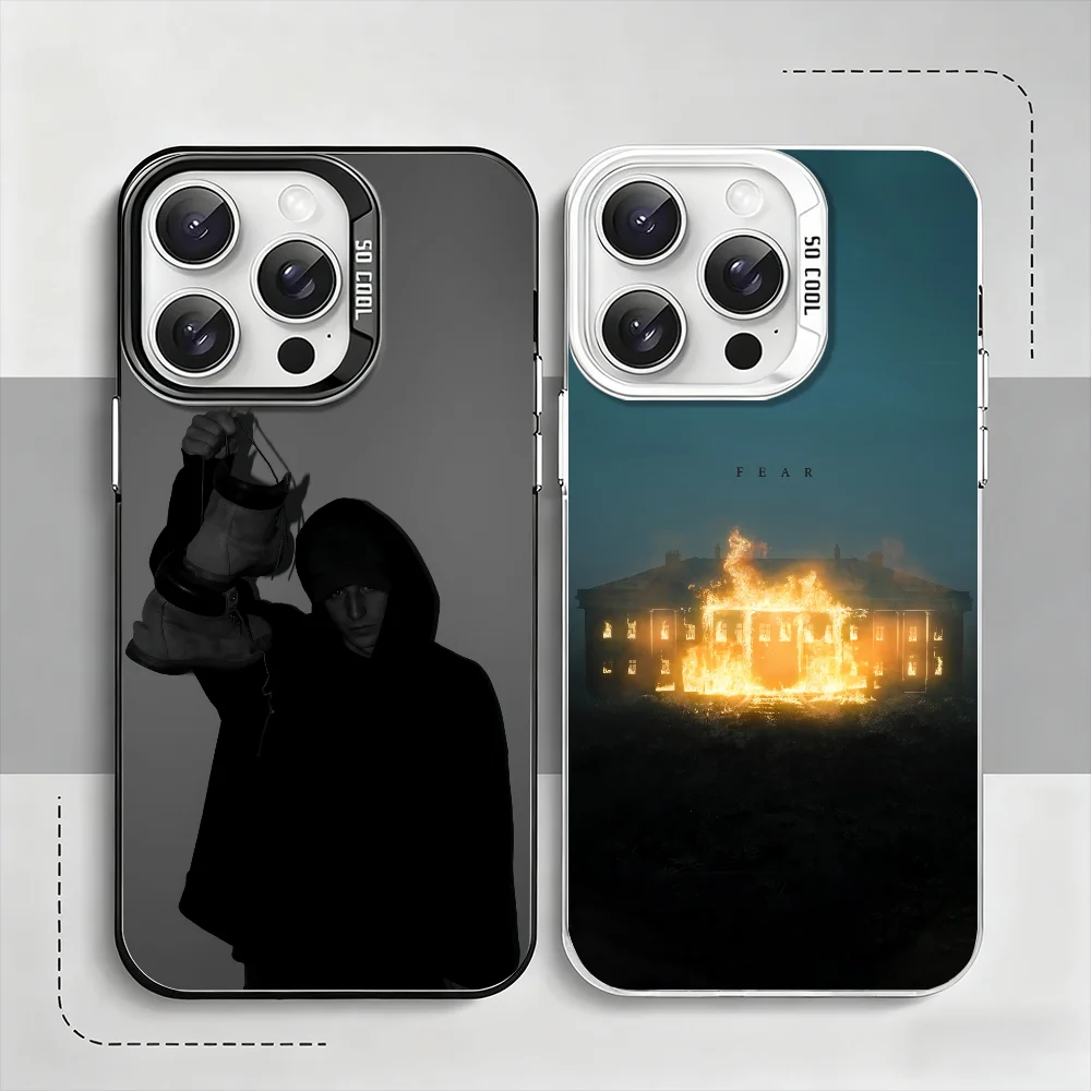 NF FEAR Rapper phone case For iPhone 12 11 13 14 15 16 17Max Pro Plus Mini Protective IMD Color Cover