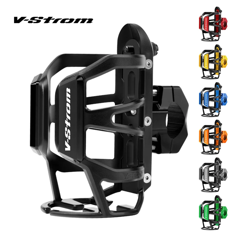 For Suzuki VSTROM 650 1000 1050 1050XT V-STROM DL250 DL650 DL1000 Motorcycle Beverage Water Bottle Cage Drink Cup Holder