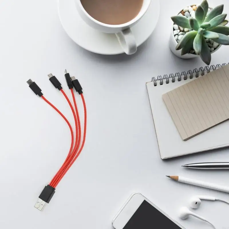 Molf Multi Charging Cable 4 в 1 Multi Micro USB -зарядный адаптер Micro USB Micro USB