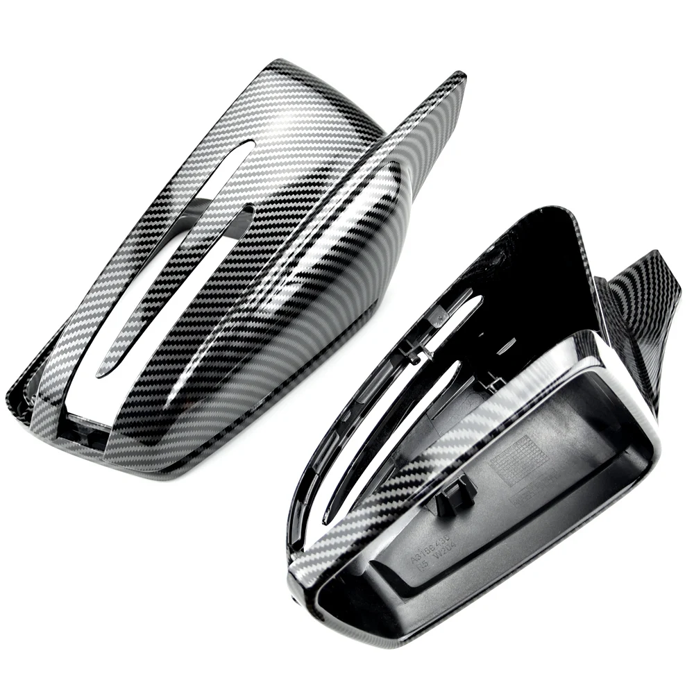 2X For Mercedes Benz A W176 B W246 C W204 E W212 Cla W117 Gla X156 Glk X204 Cls Cl W218 Rear View Mirror Cap Cove