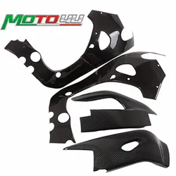 Real Carbon Fiber Motorcycle Frame Cover & Swingarm Cover Swing Arm Protection Covers Gloss For Honda CBR1000RR 2017+ 2018 2019