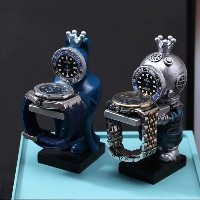 Creative Resin Watch Holder Stand | Fun Decorative Ornament Personalized Watch Display Tray, Fashion Jewelry Storage Shelf