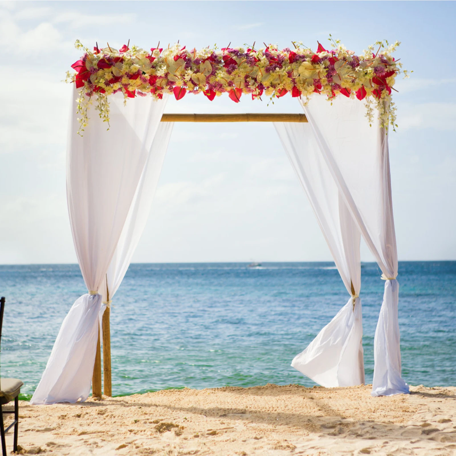 

Elegant Nylon Tulle Backdrop Curtain Wedding Photo Background Drapes Party Decoration Studio Essentials