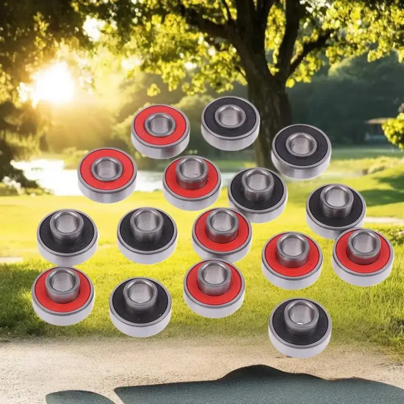 Akcesoria do deskorolki elektrycznej Long Hoverboard 608-2RS: Wysokiej prędkości ciche łożyska, 4/8 szt. Długa płyta zintegrowana