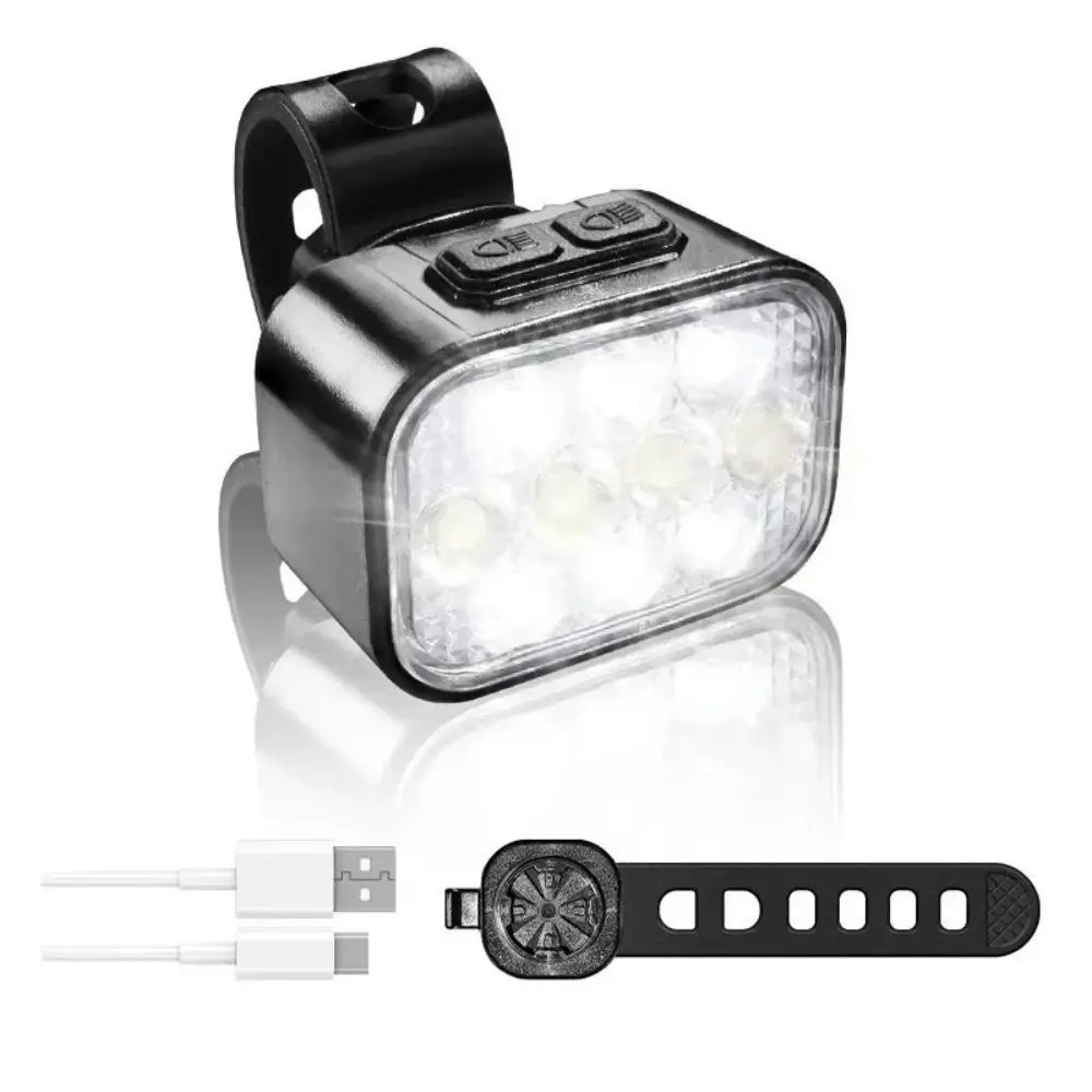 

Waterproof Bicycle Light Set LED 8 Lighting Modes USB Charge Bike Light Highlight Lamp Front Rear Lights MTB Light Road Bike