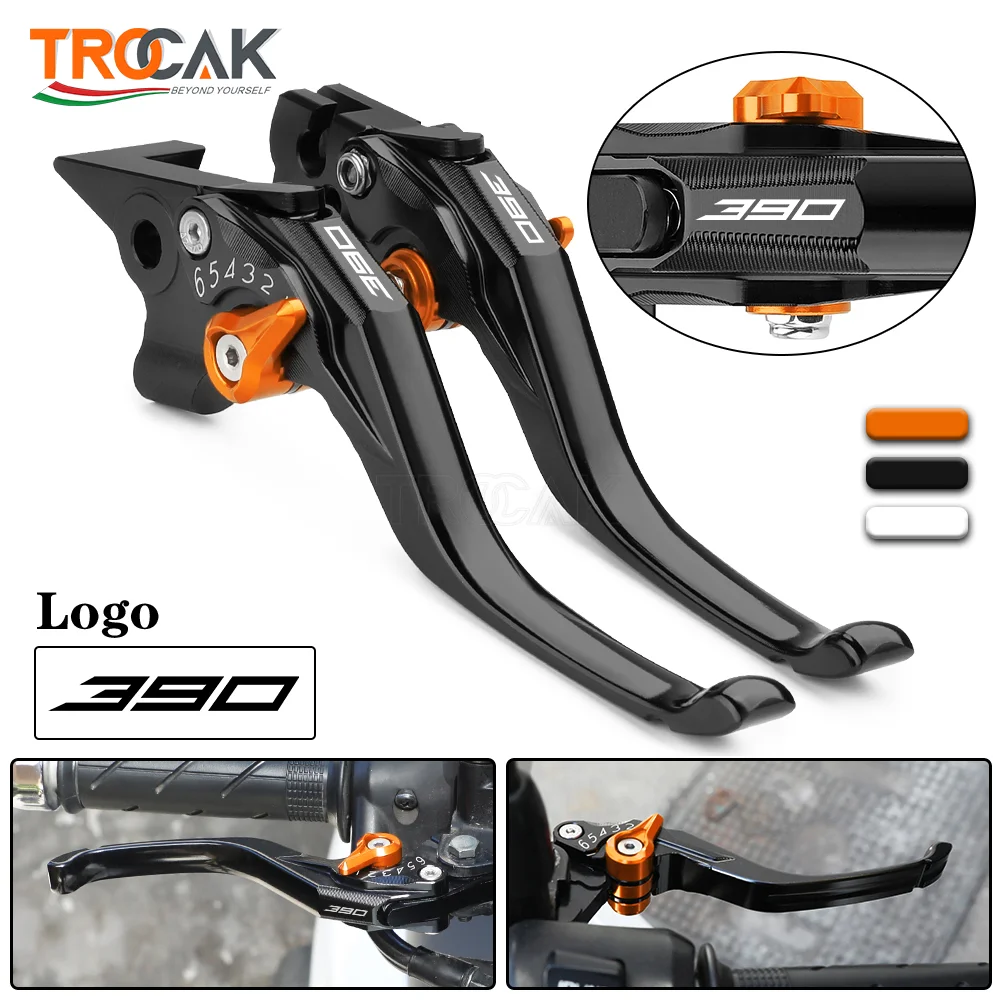 Für KTM 390 DUKE 390 Duke 390 duke390 2025 Zubehör Motorradgriffe CNC Kurze Brems- und Kupplungshebel