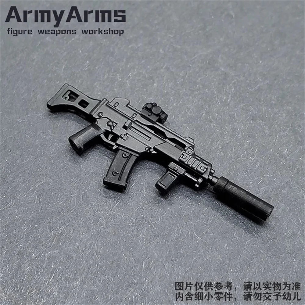 الحلزون ArmyArms 1/50 دمية الجندي حوالي 4 سنتيمتر G36 بندقية لعبة مجسمة الملحقات لا إطلاق هدية في الأوراق المالية