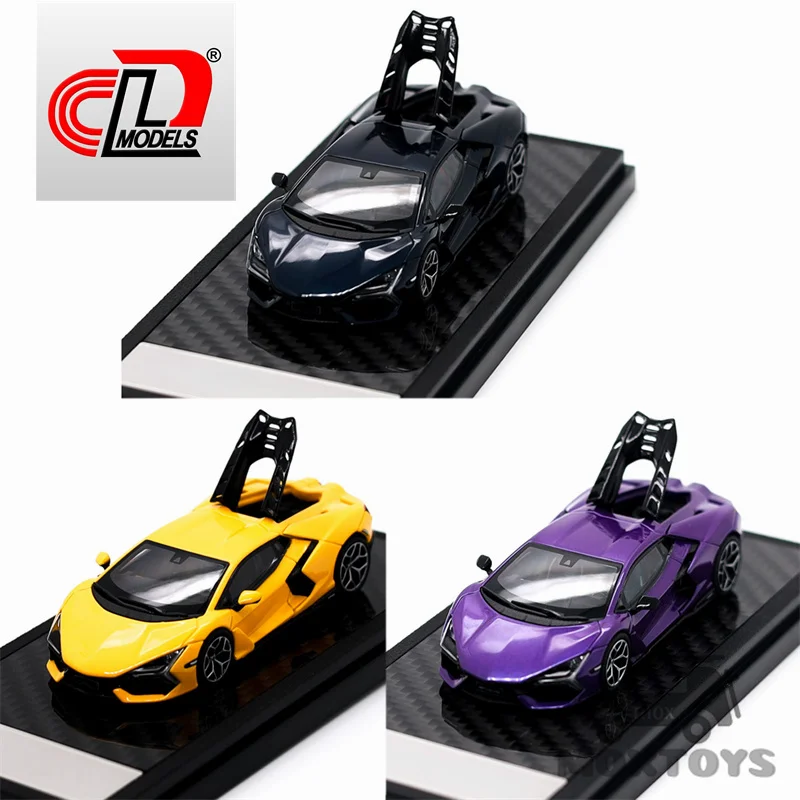 

Модель автомобиля Revuelto (1:64) из литого металла, цвета желто-сине-фиолетовый