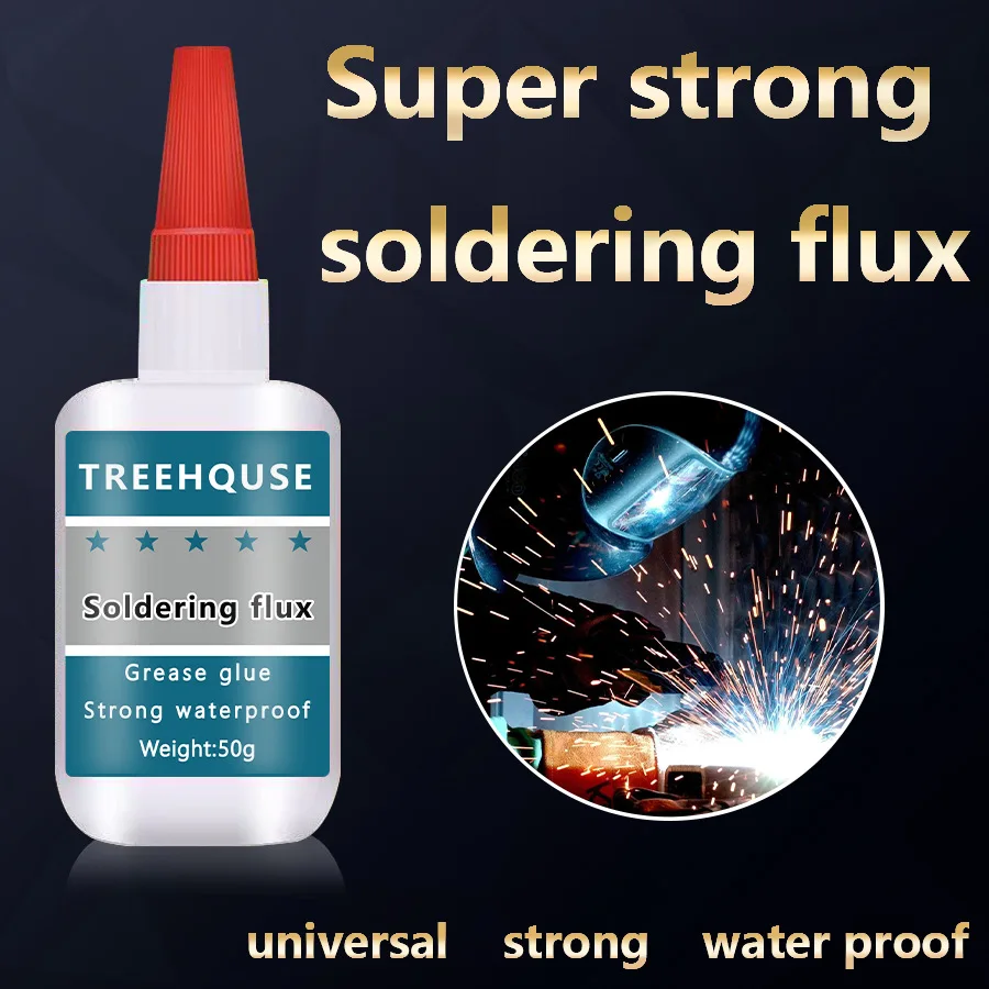 

50g Universal Welding High Strength Oily Glue Super Adhesive Glue Strong Glue Plastic Wood Ceramics Metal Soldering Agent