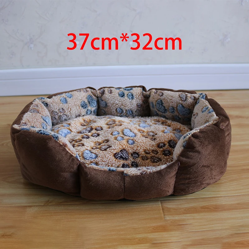 Pet Dog Bed For Small Medium Dog Comfortable Soft Plush Warm Sofa Kennel Sleep Basket For Indoor Cat Puppy Nest Kennel House