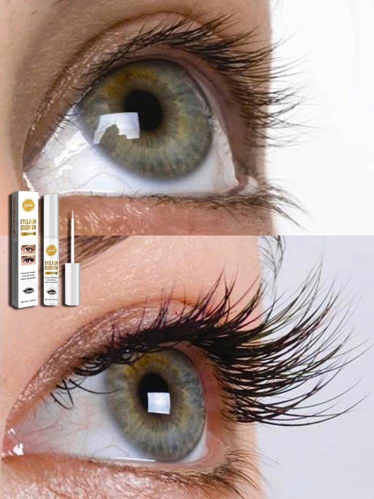 

Eyelashes Mascara Growth Lash Lifting Lengthen Enhancer Thicker Fuller Natural